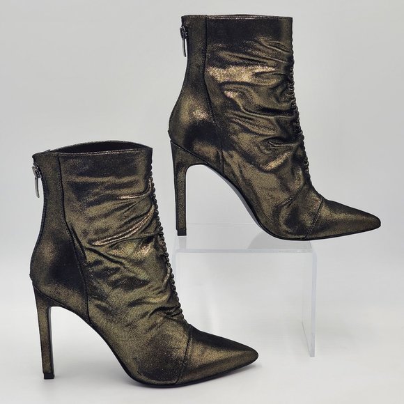 Nine West Shimmery Stiletto Booties - NWOT - Picture 3 of 17